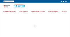 Desktop Screenshot of center4tobaccopolicy.org